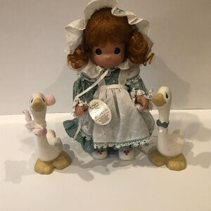 NWT Precious Moments A Friend for All Season Spring 2nd Edition Doll with geese